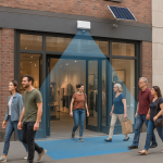 Sistema de aforo y análisis de flujo peatonal Quadrex FlowSense
